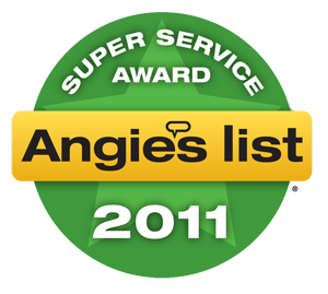 Angie's List Super Service Award Winner 2011